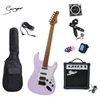  Wholesale Upgraded 22 Rounded Frets Rechargeable Built-in Effects High-end Electric Guitar
