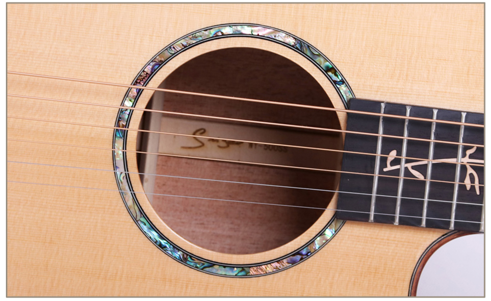 High quality custom logo acoustic guitar (6)