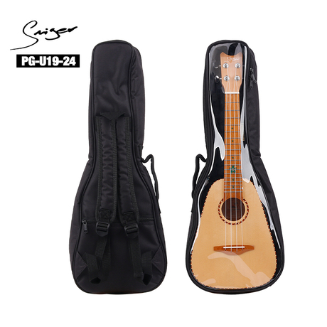 PG-U19-24 Ukulele Transparent Padded Bag 