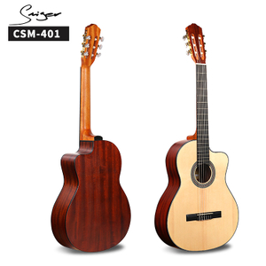 For OEM Order Full Size Matte Classical Guitar Open Pore Paint