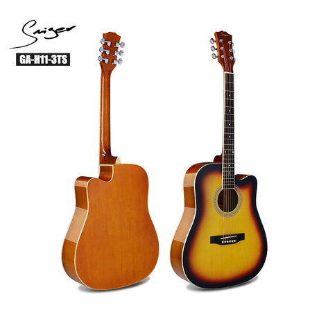 41inch 6 Strings Acoustic Guitar with ABS Binding