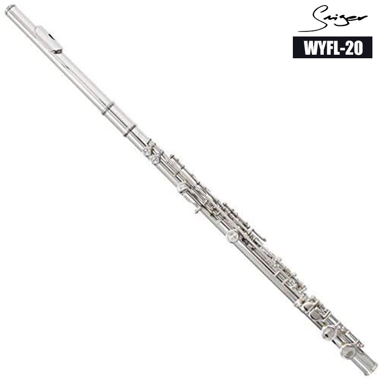 China manufacture Professional 16 Hole Silver Plated Best Beginner Flute