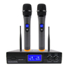 Microphone Wireless UHF System Dual Channel Handheld