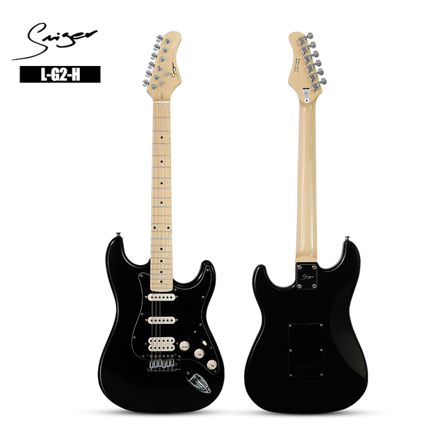 L-G2-H Upgraded ST Electric Guitar｜H-S-S Pickups w/Bone Nut｜Stainless Steel Rounded Frets｜Gloss Maple Neck｜4 Stage-Ready Finishes (CM/MBK/IB/RS)｜6 Guitars/Carton (Pro Performance)