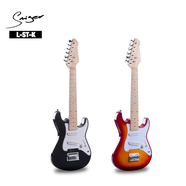 L-ST-K 30" Kids Electric Guitar Upgrade｜Lightweight Linden Body｜Hardtail Bridge｜20 Comfort Frets｜High-Gloss Finish｜4 Guitars/Carton (Ages 6-12, Beginner Safe)