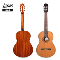 Professional 39-inch Classical Guitar with Solid Red Pine Top and Mahogany Back/Sides, Perfect for Beginners to Advanced Players