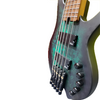 S-B60-H 5 Strings Bass Guitar with 33"/35" Scale Length | Burlwood Body 19.5mm Neck Thickness 74mm 24th Fret Width Matte Finish