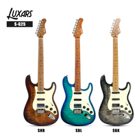 B2B Wholesale Premium ST Electric Guitar – Alder Body + Flamed Maple Veneer, Roasted Maple Neck/Fretboard, HSS Alnico V Pickups, Locking Tuners, OEM/ODM Supported