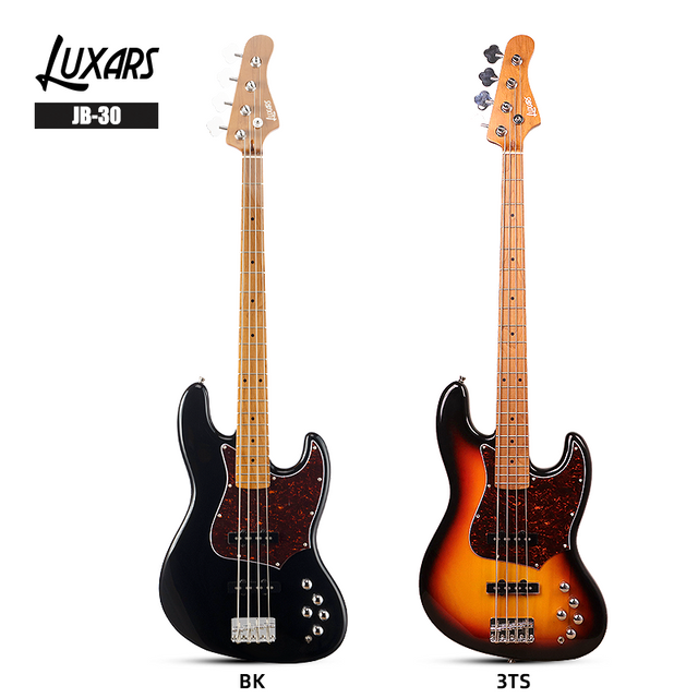 Premium Bass Guitar: Luxars Vintage Bass Guitar Elevate Your Music Experience(JB-30)