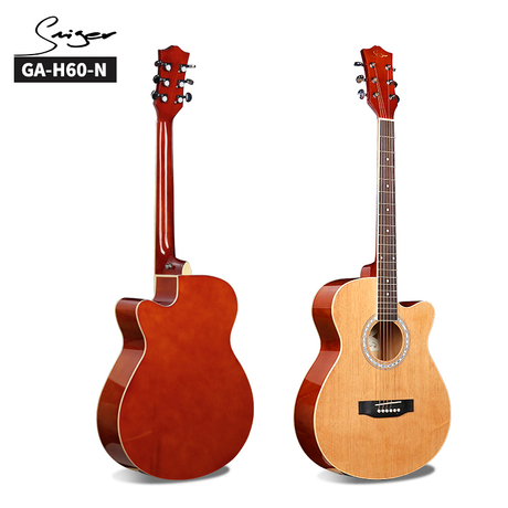 Made in China Spruce Top Color Acoustic Guitar for Wholesale