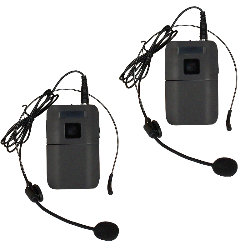 OEM Factory Headset Mic Wireless Microphone VHF Clip on Professional Audio