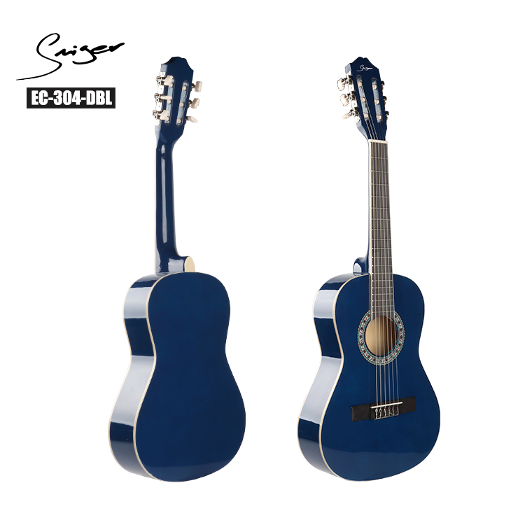 EC-304 Musical Instrument Classical Guitar 1/2 Size 34” Inch Nylon Strings Guitar