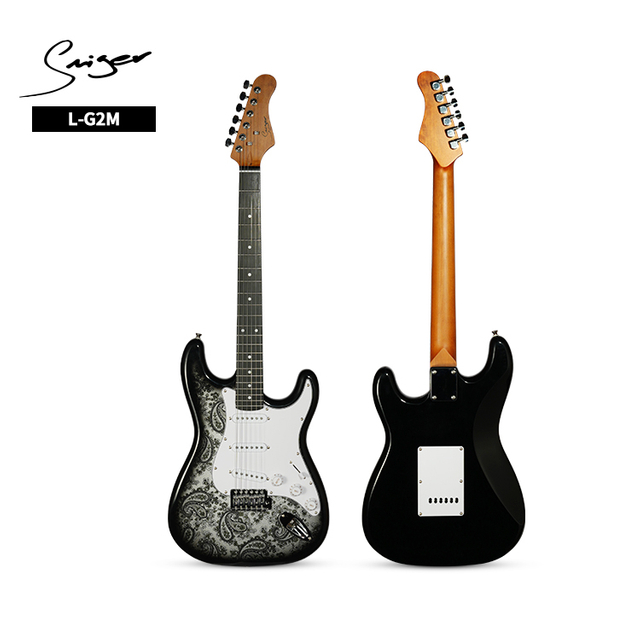 L-G2M NEW ST Electric Guitar｜Artistic Sycamore Body｜Stainless Steel Frets｜S-S-S Pickups｜High-Gloss Finish｜6 Guitars/Carton (Stage-Ready Visual Impact)