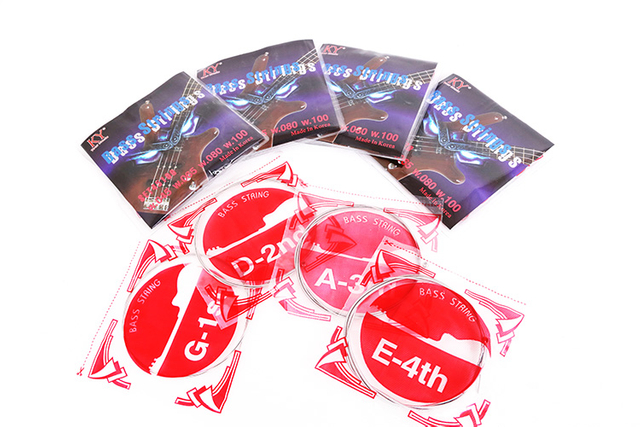 China Guitar Strings Factory Wholesale Price Bass Guitar Strings with Electric 4/5/6 Bass Guitar String