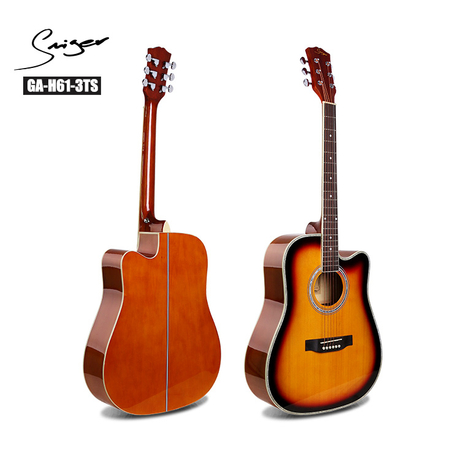41’’ amazing sunburst acoustic guitar