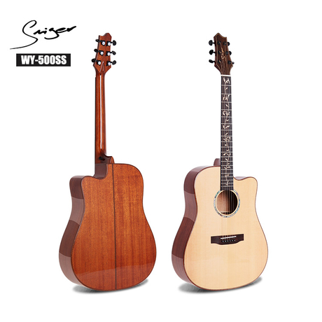 High Quality Custom Logo Acoustic Guitar