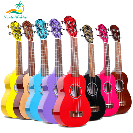 Naneki Soprano Ukulele Kids Guitar Colorful Uke 21inch