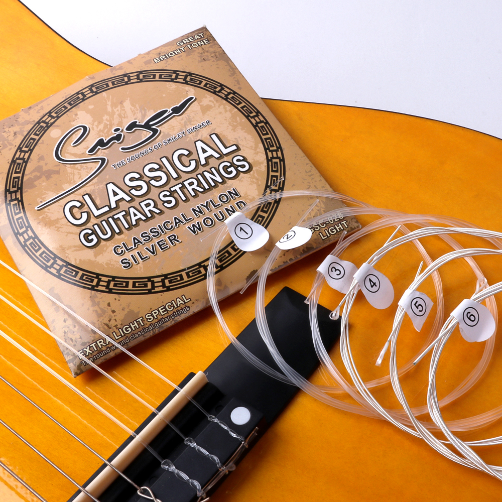 Smiger Classical Guitar Strings Set Nylon 6 Strings Kit Custom OEM