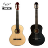 Smiger CGM-10D 39" Classical Guitar for Beginners｜Laminated Spruce Top & Sapele Back/Sides｜Mahogany Neck｜Stable Engineered Wood Fingerboard｜Natural Matte Finish W/ Gold Tuners (Classic Dreadnought)
