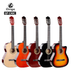 GP-C40C-39 39" Cutaway Classical Guitar - Ultra-Affordable Linden Body, Plastic Fingerboard, High-Gloss Finish (6 Colors) - Perfect for Schools/Bulk Buy