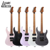 S-G37-MAX-M Pro Electric Guitar｜Roasted Mahogany Body｜Roasted Maple Satin Neck & Fretboard｜H-H Alnico V Pickups｜2-Point Tremolo & Locking Tuners｜6 Satin Colors｜6 Guitars/Carton (Stage Workhorse)