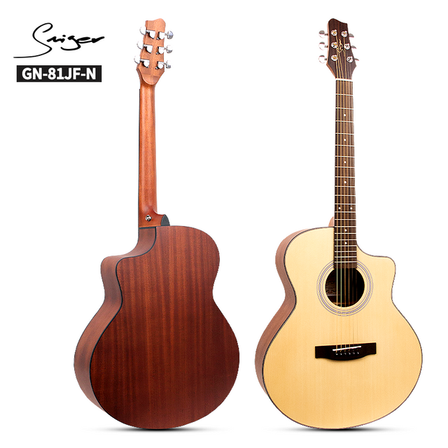 wholesale High-quality custom professional Smiger GN-81JF Solid Spruce top acoustic guitar