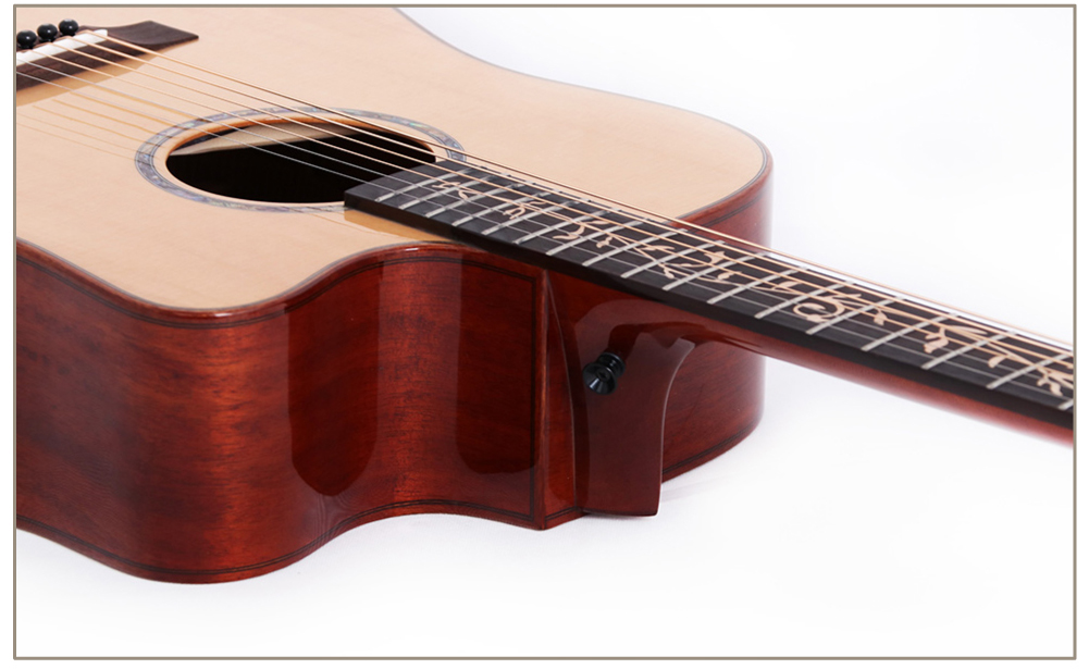 High Quality Custom Logo Acoustic Guitar