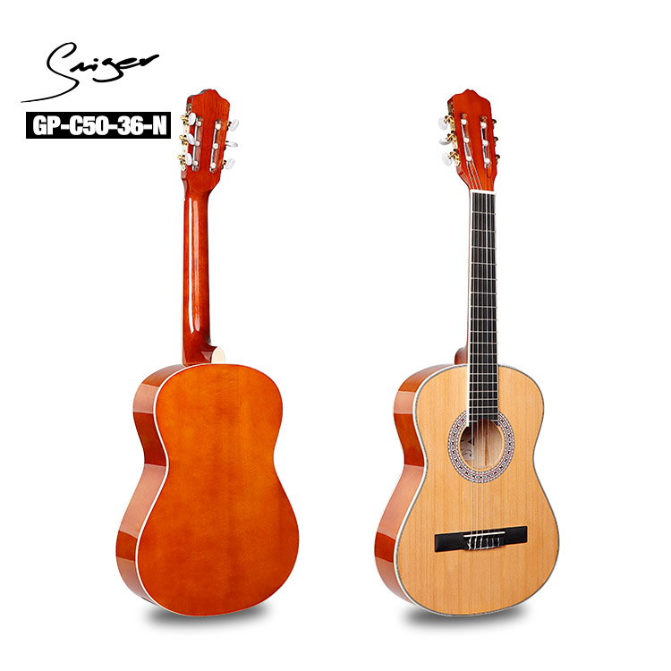 3/4 Spruce Wood Colorful Classical Guitar For Travel