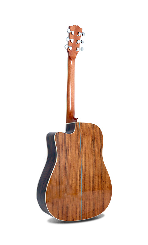 M-215-41 D Shape Guitar Walnut Wood Body Technical Wood Fingerboard