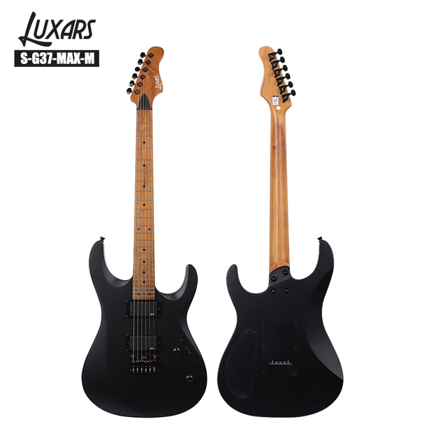 S-G37-MAX-M Pro Electric Guitar｜Roasted Mahogany Body｜Roasted Maple Satin Neck & Fretboard｜H-H Alnico V Pickups｜2-Point Tremolo & Locking Tuners｜6 Satin Colors｜6 Guitars/Carton (Stage Workhorse)