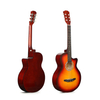 B2B Wholesale 38 Inch Acoustic Guitar – Linden Body, Plastic Fingerboard, 10pcs/ctn, OEM/ODM Supported