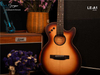 Wholesale 40-inch Spruce Solid Top Thin Body Acoustic Guitar LE-A1