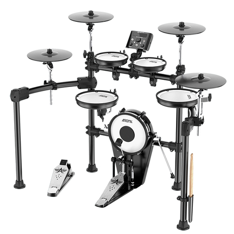 Electronic Drum Set Professional Drums Kit with Real Mesh Fabric