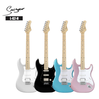 L-G2-H Upgraded ST Electric Guitar｜H-S-S Pickups w/Bone Nut｜Stainless Steel Rounded Frets｜Gloss Maple Neck｜4 Stage-Ready Finishes (CM/MBK/IB/RS)｜6 Guitars/Carton (Pro Performance)