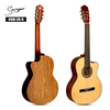 Smiger CGM-20 39" Cutaway Classical Guitar｜Laminated Spruce Top & Walnut Back/Sides｜Matte Natural Finish｜Gold Tuners (Ergonomic Design)