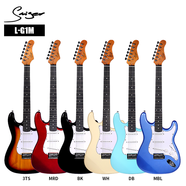 L-G1M ST Electric Guitar｜Roasted Maple Neck & Sycamore Body｜Stainless Steel Frets｜S-S-S Pickups｜Tremolo Bridge｜5 High-Gloss Colors (Stage-Ready)