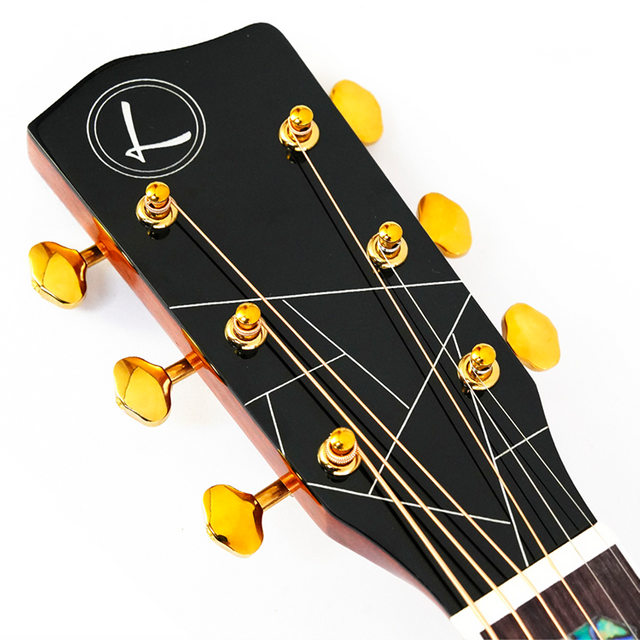 Wholesale Luxars 41 Inch Dreanought High Grade All Solid Acoustic Guitar(LR5D)