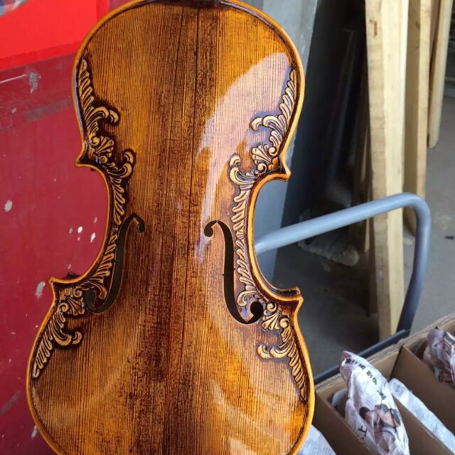 Smiger Hand Carved Violin Full Size 4/4