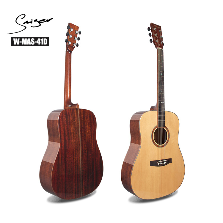 W-MAS-41D Acoustic Guitar Soild Wood Custom Fretted Instrument
