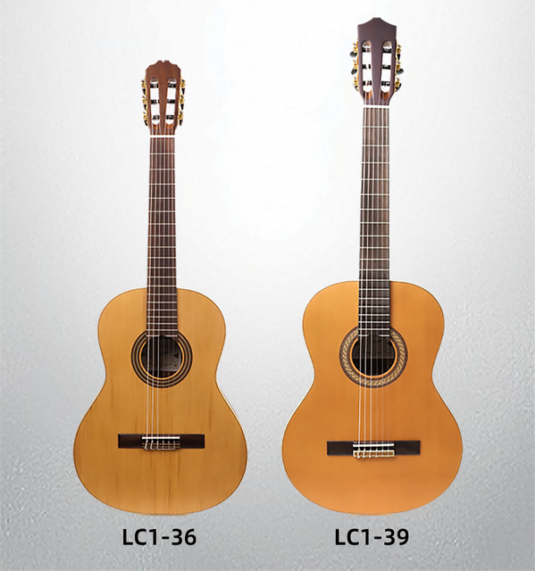 LC1-36 36" 3/4 Size Classical Guitar (Student)｜Solid Cedar Top + African Sapele Back/Sides｜Mahogany Neck & Rosewood Fingerboard｜Bone Nut/Saddle｜Satin Finish