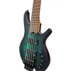 S-B60-H 5 Strings Bass Guitar with 33"/35" Scale Length | Burlwood Body 19.5mm Neck Thickness 74mm 24th Fret Width Matte Finish