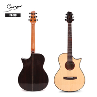 Smiger New Cutaway High Quality Solid Top Electric Acoustic Guitar for Sale FN-90
