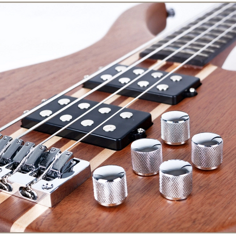 ベース SMIGER G-B50 T4 Smiger 4 String Neck Thru Bass Dual Cutaway in 5 Piece Maple