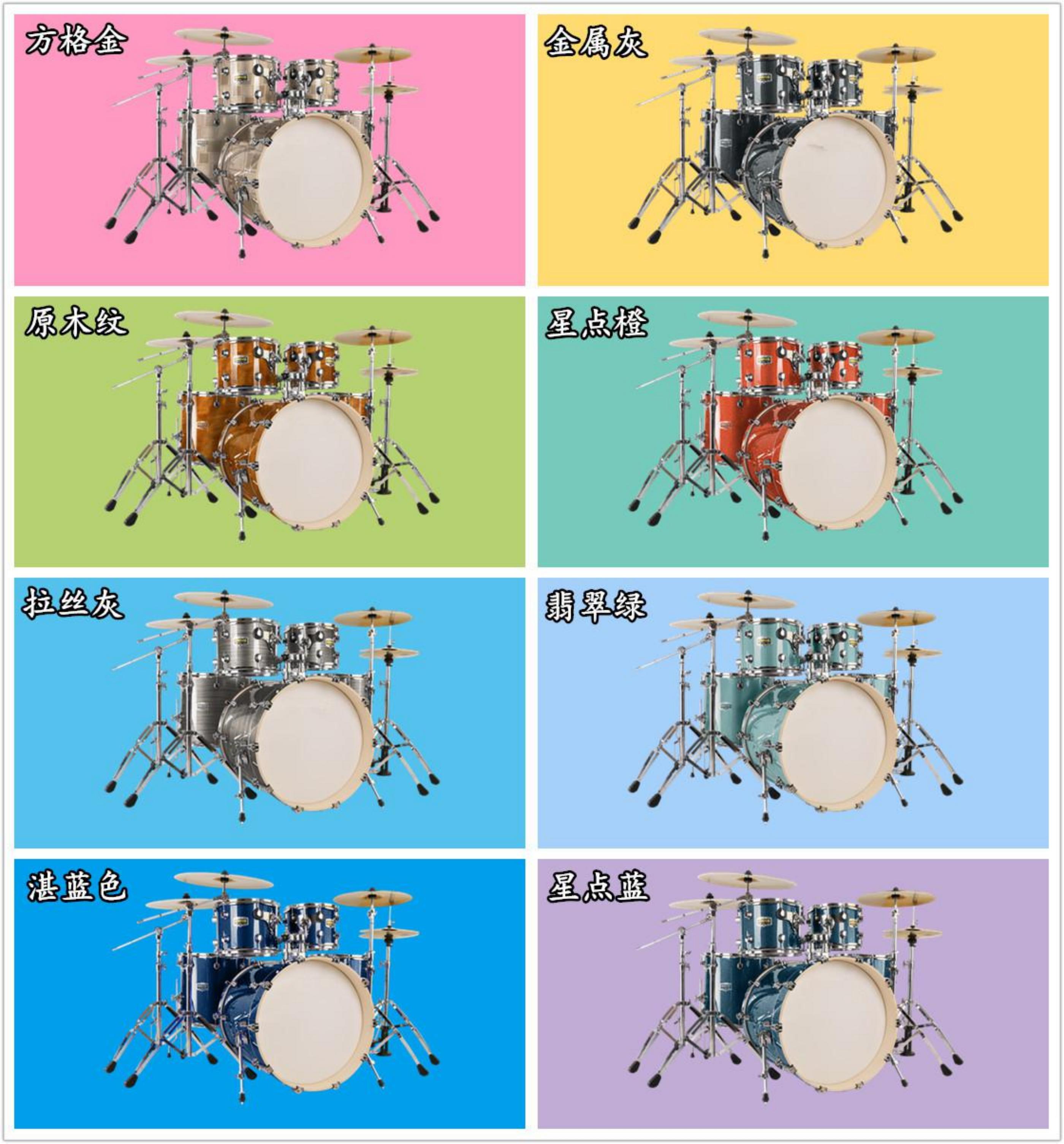 Smiger Drum Set 22 Inch for Adults 5 Piece Junior Beginner Kit