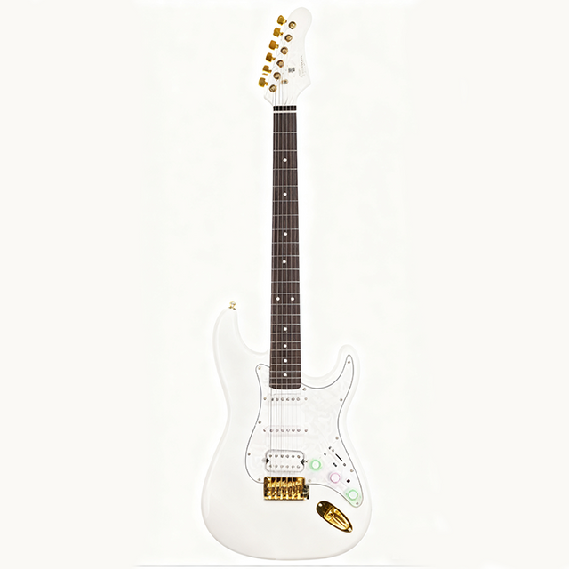 Wholesale ST Electric Guitar with Built-in Effects | Poplar Body Roasted Maple Neck HSS Alnico V Pickups