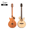 Wholesale 40-inch Spruce Solid Top Thin Body Acoustic Guitar LE-A1