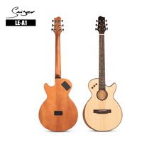 Wholesale 40-inch Spruce Solid Top Thin Body Acoustic Guitar LE-A1