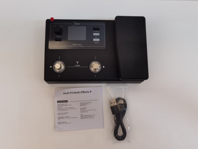 Bulk Guitar Multi Effects Pedal Wholesale | AmpCore Tone Rechargeable Multi-Effect Processor | 100dB SNR for Musical Instrument Distributors