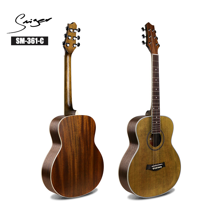 High Quality 36 Inch Mid-level Systhetic Wood Acoustic Guitar