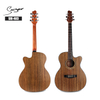 Steel string acoustic guitar for musical instrument